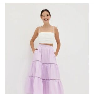 Lavender Maxi Skirt